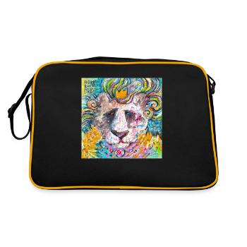 Smash Lion - Sac Retro - noir/or - Dos