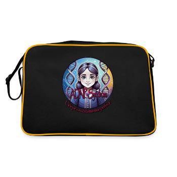 ADNP Syndrome Girls - Retro Bag - black/gold - Back