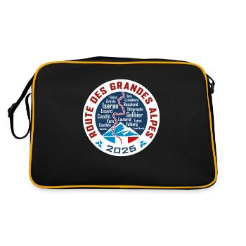 Route des Grandes Alpes V4 | blanc | 2025 - Sac Retro - noir/or - Dos