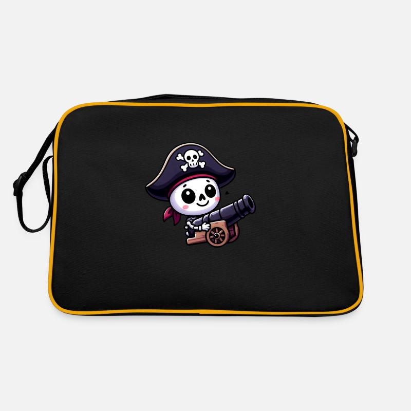 Trésor De Squelette - Crâne Pirate Sac Retro