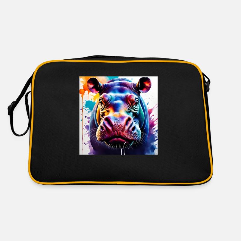 Hippo coloured Retro Bag