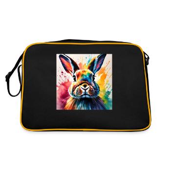 Hare - Retro Bag - black/gold - Back