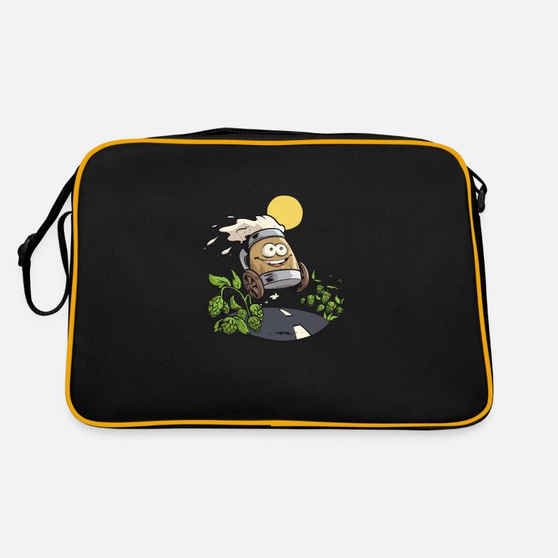 Fröhliches Bier Retro Tasche