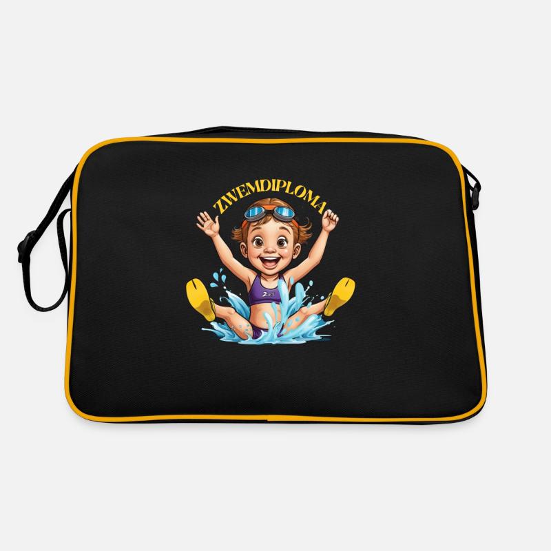 Swimming diploma: Super swimmer! Retro Bag