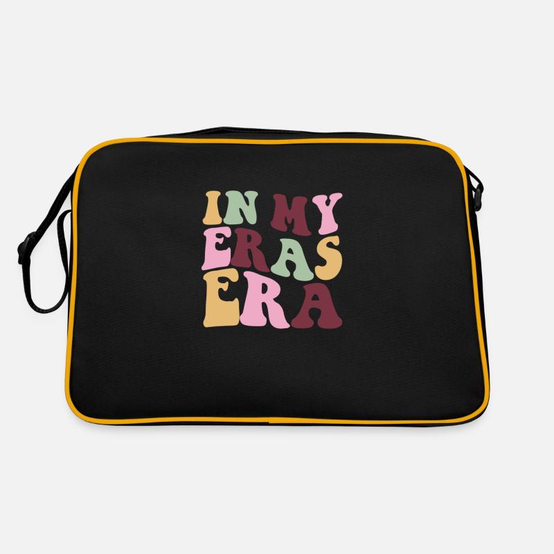 era - Retro Tasche - Schwarz/Gold