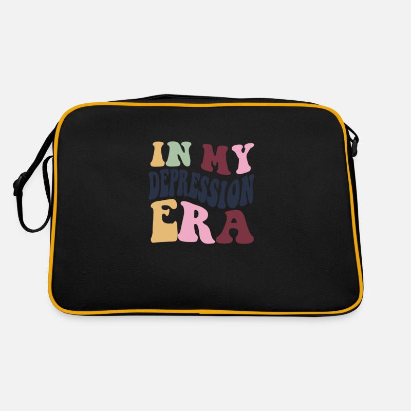 depression era - Retro Tasche - Schwarz/Gold