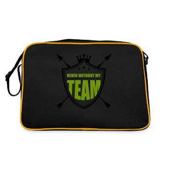 Coat of Arms Team - Retro Bag - black/gold - Back