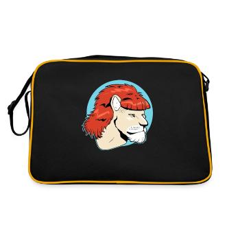The Mulet King - Retro Bag - black/gold - Back