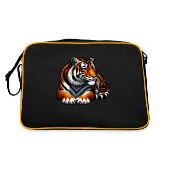 Tiger Big Cat: Giant Cat! - Retro Bag - black/gold - Back