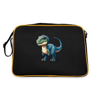 Wild Animal Dinosaur - Retro Bag - black/gold - Back