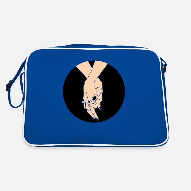 hands couple Retro Tasche