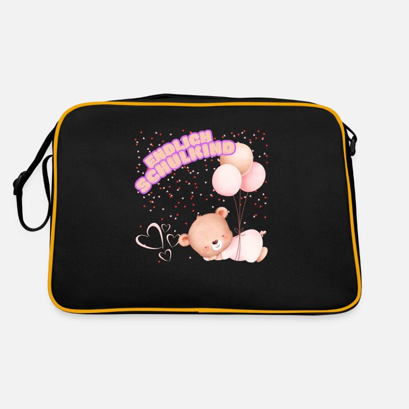 Endlich Schulkind Retro Tasche