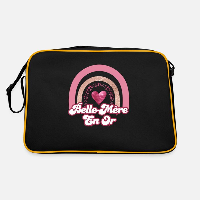 Belle mère en or rainbow rose - cadeau belle mère Sac Retro