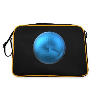 Sphère bleue - Sac Retro - noir/or - Dos