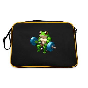 Dynamic Sports Frog - Retro Bag - black/gold - Back