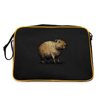 Cabybara - Sac Retro - noir/or - Dos