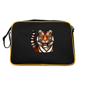 Majestic Tiger - Retro Bag - black/gold - Back