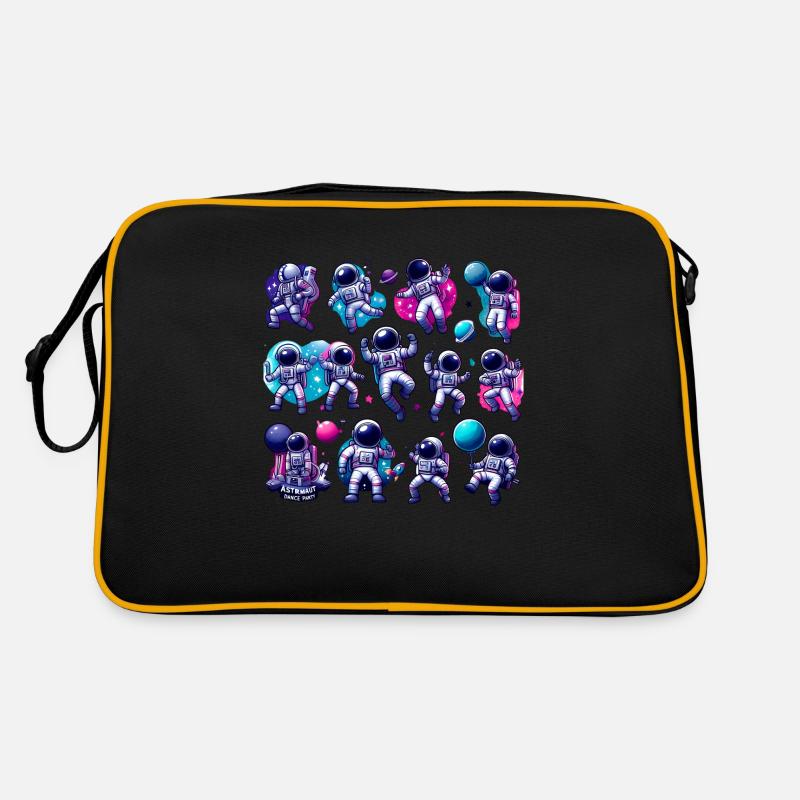Astronaut and Planet Retro Bag