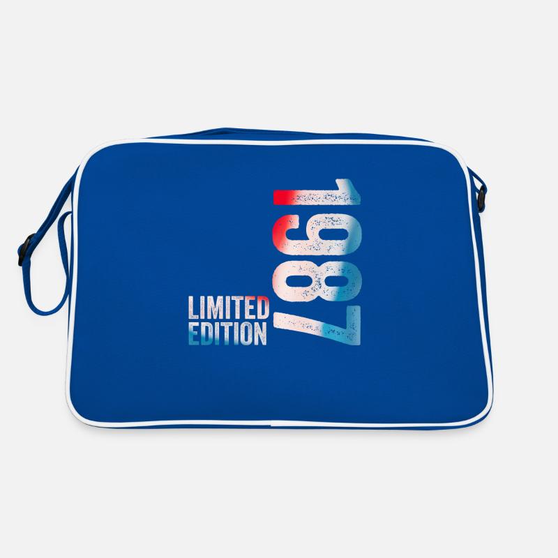 1987 1987 Geburtstagsgeschenk in limitierter Auflage Retro Tasche