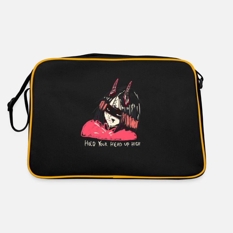 Devil woman Retro Tasche