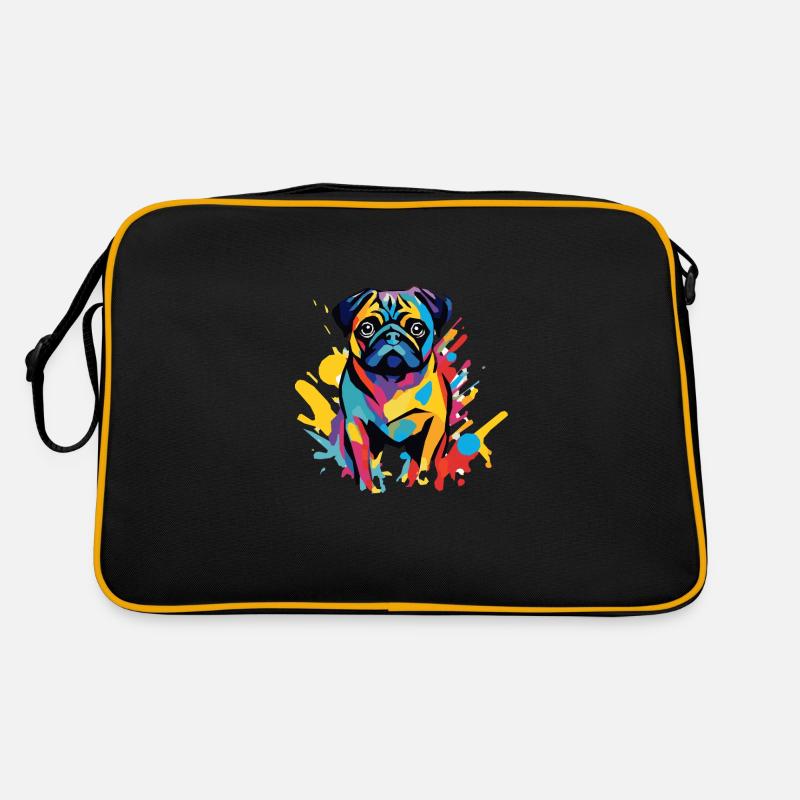 Mops Retro Tasche