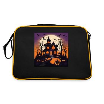 Hex, Hex! The perfect shirt for every witch party - Retro Bag - black/gold - Back
