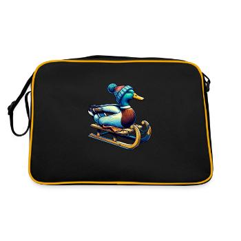 Cool Duck Winter - Sac Retro - noir/or - Dos
