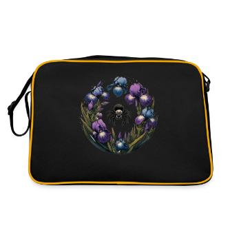 Araignée sauteuse - Sac Retro - noir/or - Dos