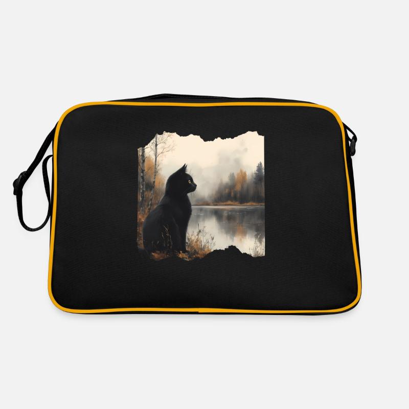 Chat Noir - Sac Retro - noir/or