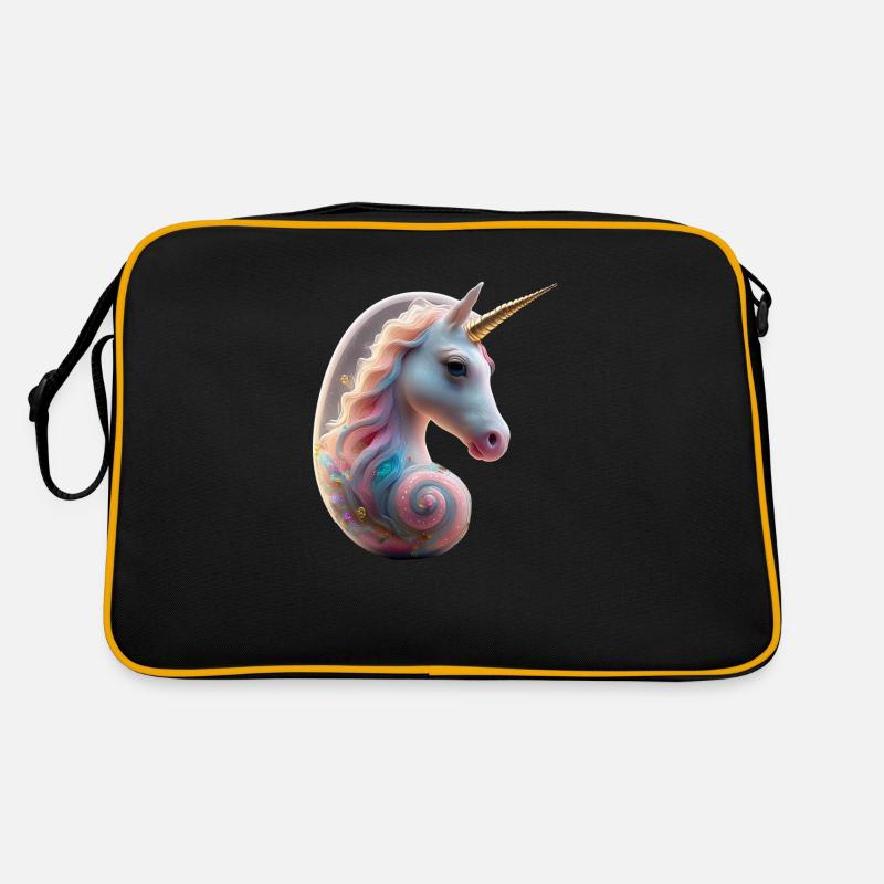 Einhorn Embryo 1 Retro Tasche