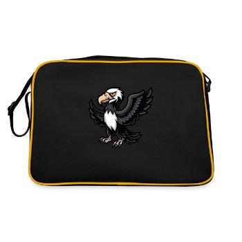 Bande dessinée Eagle - Sac Retro - noir/or - Dos