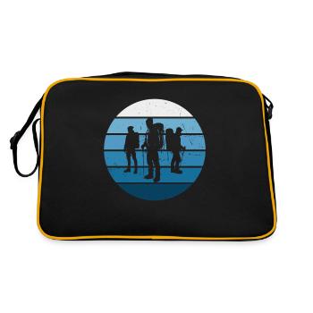Boulder Climber Bouldering Women Men - Retro Bag - black/gold - Back