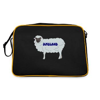 Mouton d’Ameland - Sac Retro - noir/or - Dos