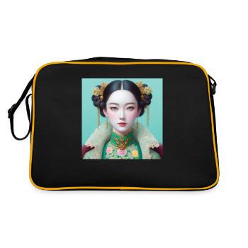 Fille papillon - Sac Retro - noir/or - Dos