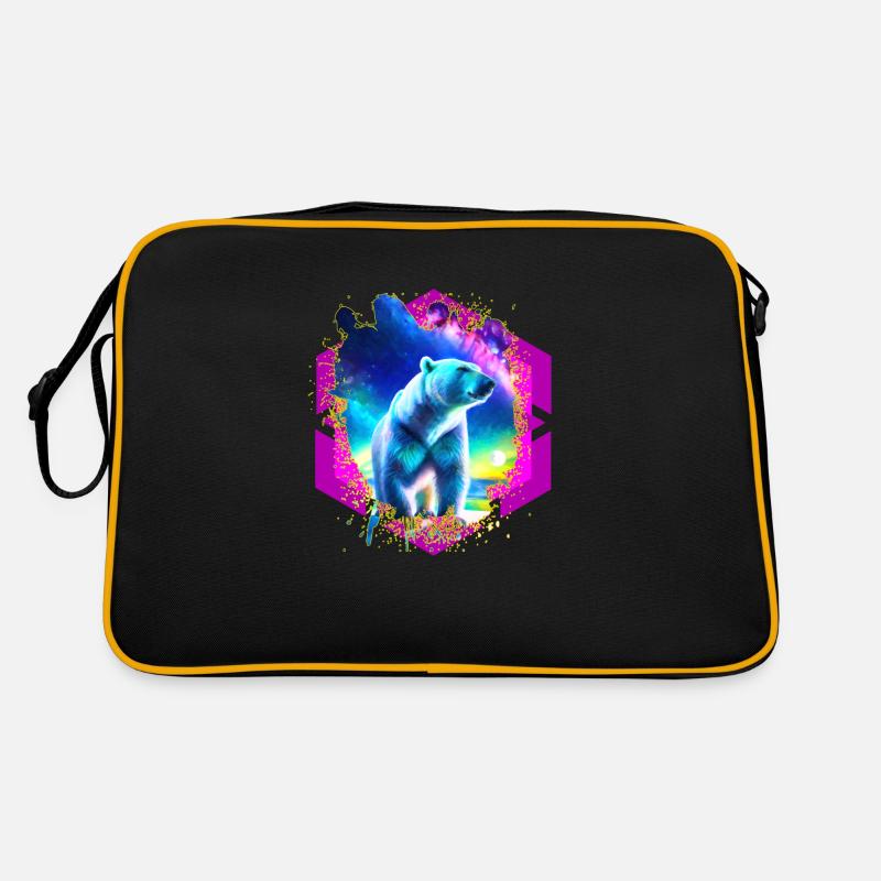 Abstract Stellar Bear Retro Bag