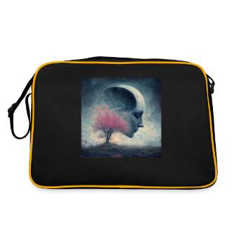 Peace of mind - Retro Bag - black/gold - Back