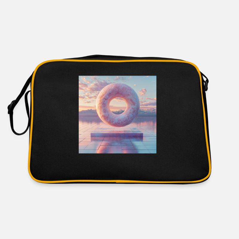 Beignet en lévitation 3D Sac Retro