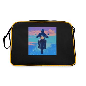 Moto - Sac Retro - noir/or - Dos