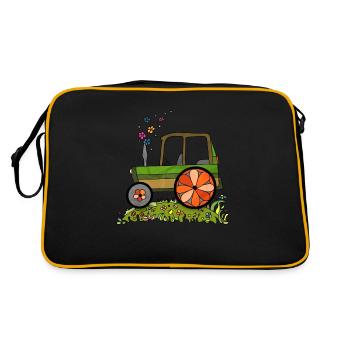 Tracteur - Sac Retro - noir/or - Dos