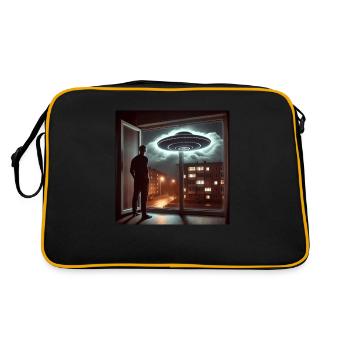 OVNI repéré - Sac Retro - noir/or - Dos