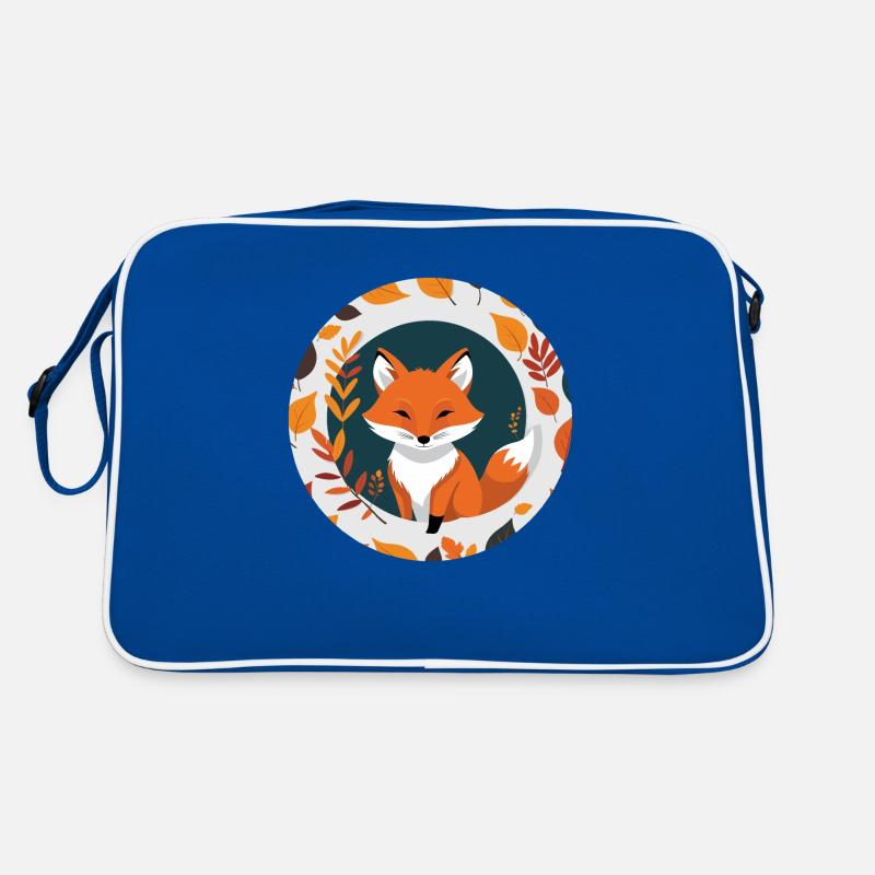 Fuchs im Herbst #9 Retro Tasche