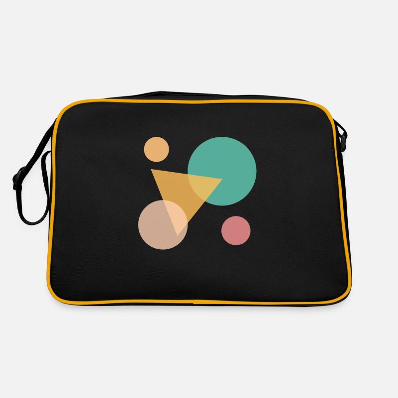 Modern Abstract Geometric Retro Bag