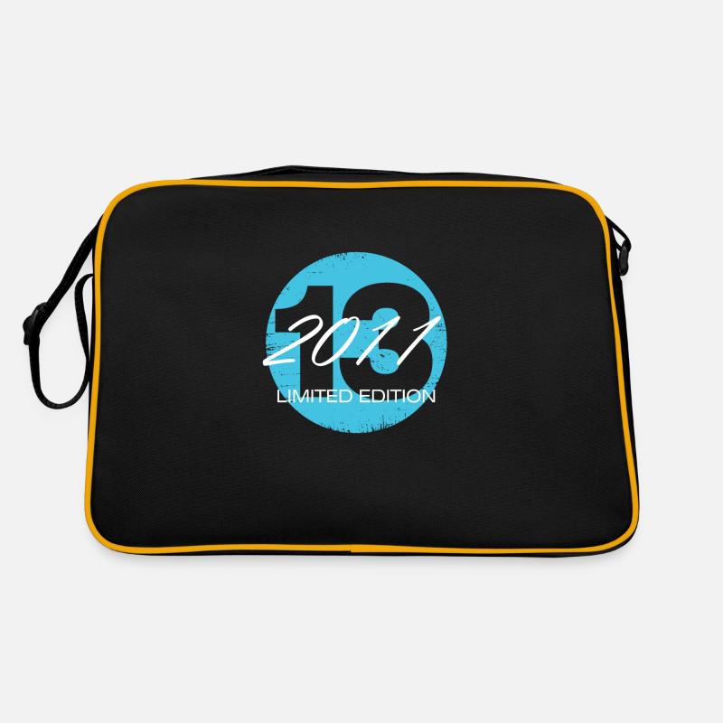 13 ans d’âge Edition Limitée - Sac Retro - noir/or