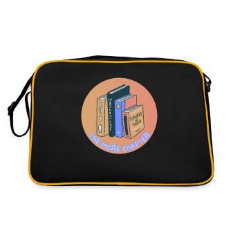 One More Chapter - Retro Bag - black/gold - Back