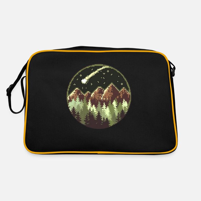 Pixel Forest Retro Bag