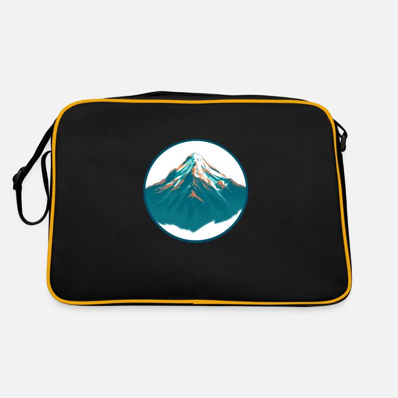 Celestial Mountain Range at Sunrise Retro Bag