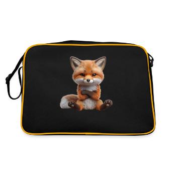 Renard sinistre 1 - Sac Retro - noir/or - Dos