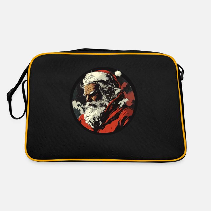 Le Père Noël réfléchi Sac Retro