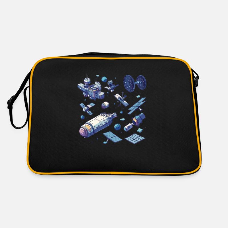 Modular Space Stations: The Future of Space Exploration Retro Bag