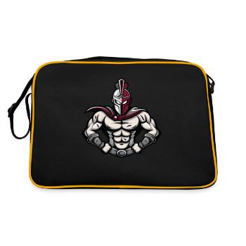 Chevalier guerrier - Sac Retro - noir/or - Dos